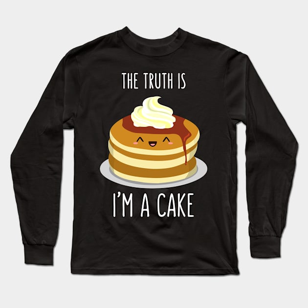 Pan Cake Long Sleeve T-Shirt by AnishaCreations